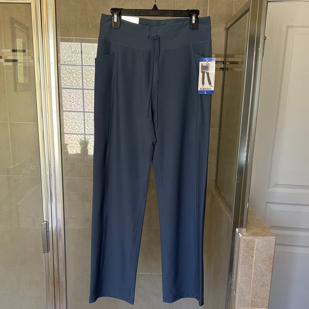 32 Degrees - Active Flare Blue Pants- Size Large